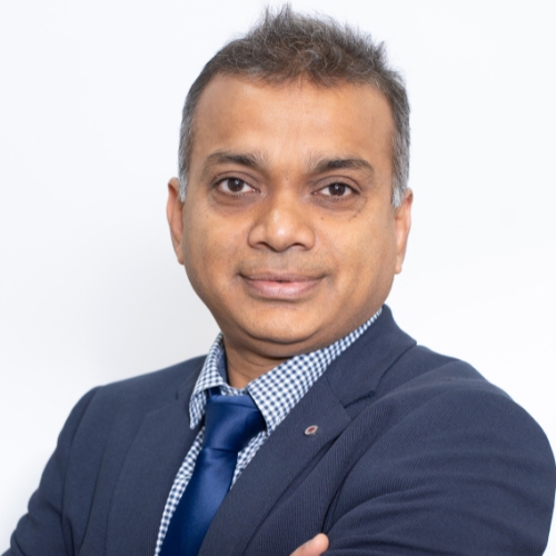 Professional headshot of Rajiv Mittal, CTO and Head of Engineering at Leadsoc Technologies Private Limited, dressed in formal business attire with a confident expression against a clean, neutral background.