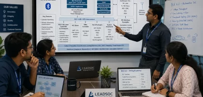 Bluetooth Low Energy (BLE 6.2) Automotive SoC Architecture Using a RISC-V Processor