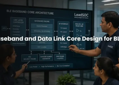 Digital Baseband and Data Link Core Design for BLE 6.2 SoCs