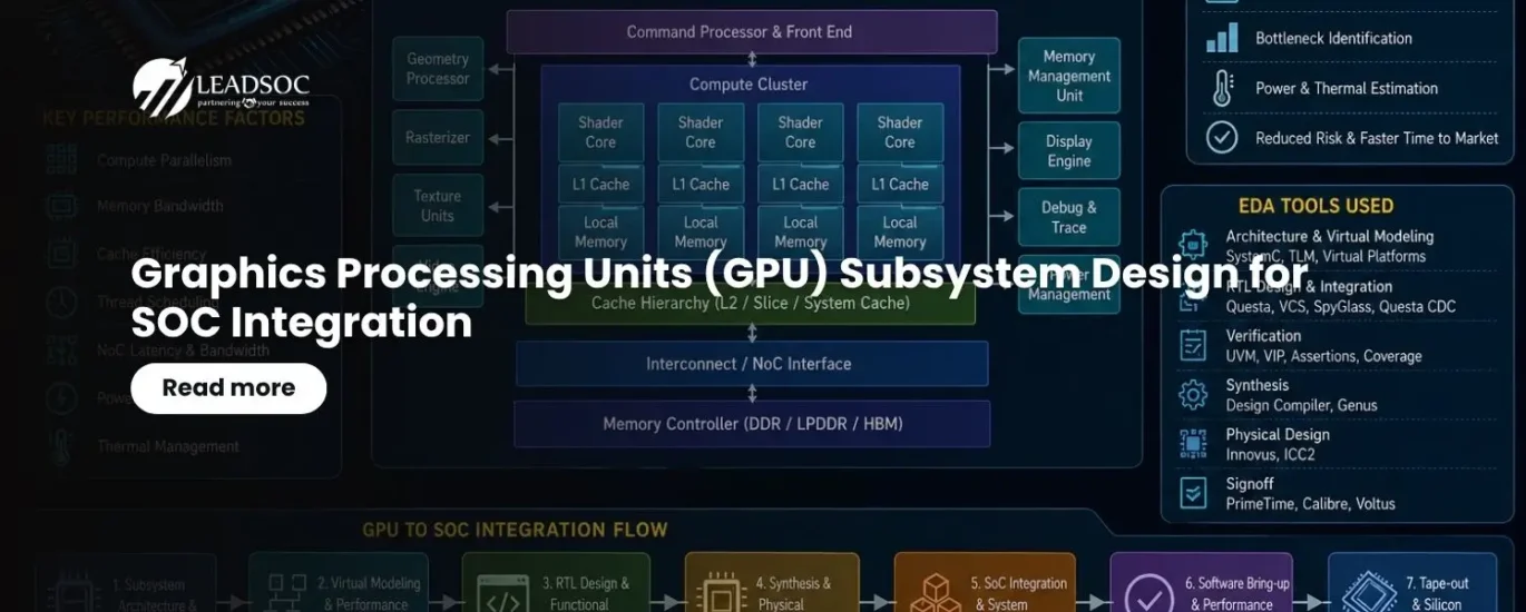 Graphics Processing Units (GPU) Subsystem Design for SOC Integration