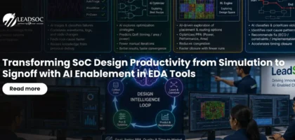 Transforming SoC Design Productivity from Simulation to Signoff with AI Enablement in EDA Tools